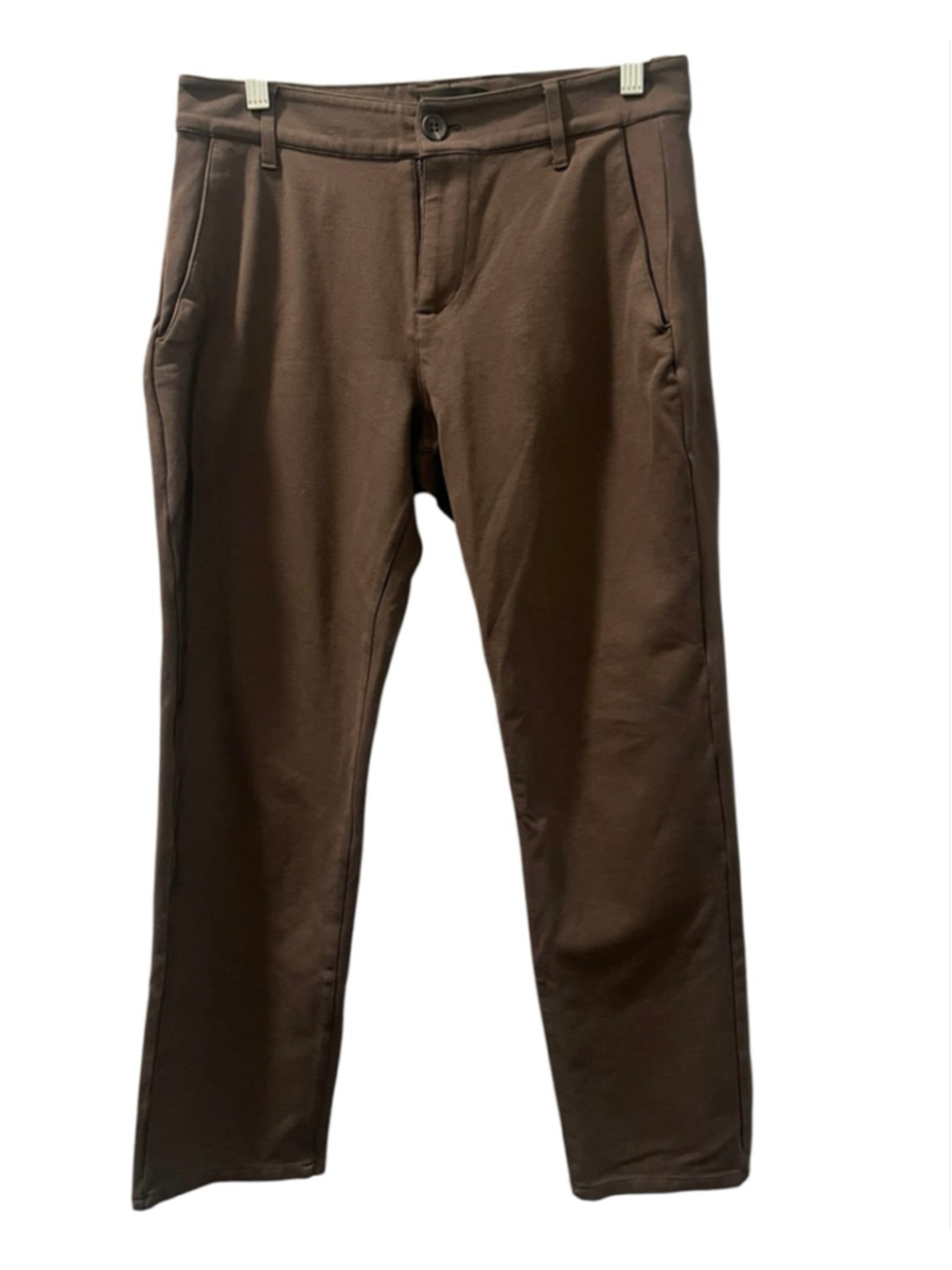PAIGE Stafford Transcend Knit Trouser Slim Fit Pants 30 Chino Black Olive Mens